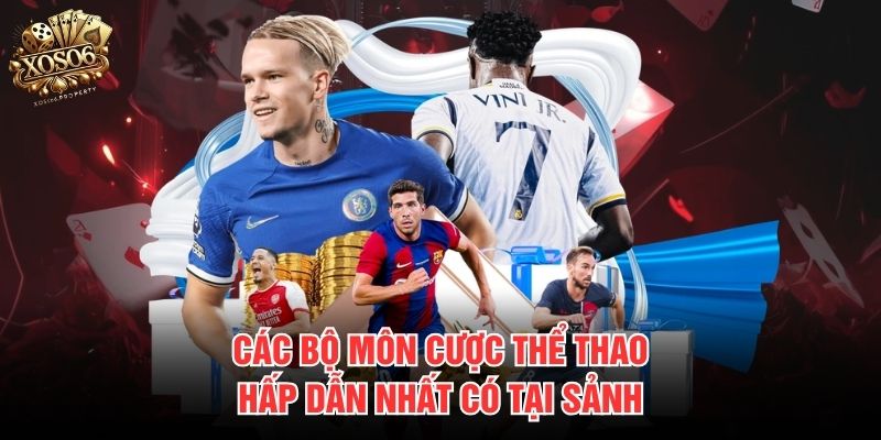 Các bộ môn cược thể thao hấp dẫn nhất có tại sảnh